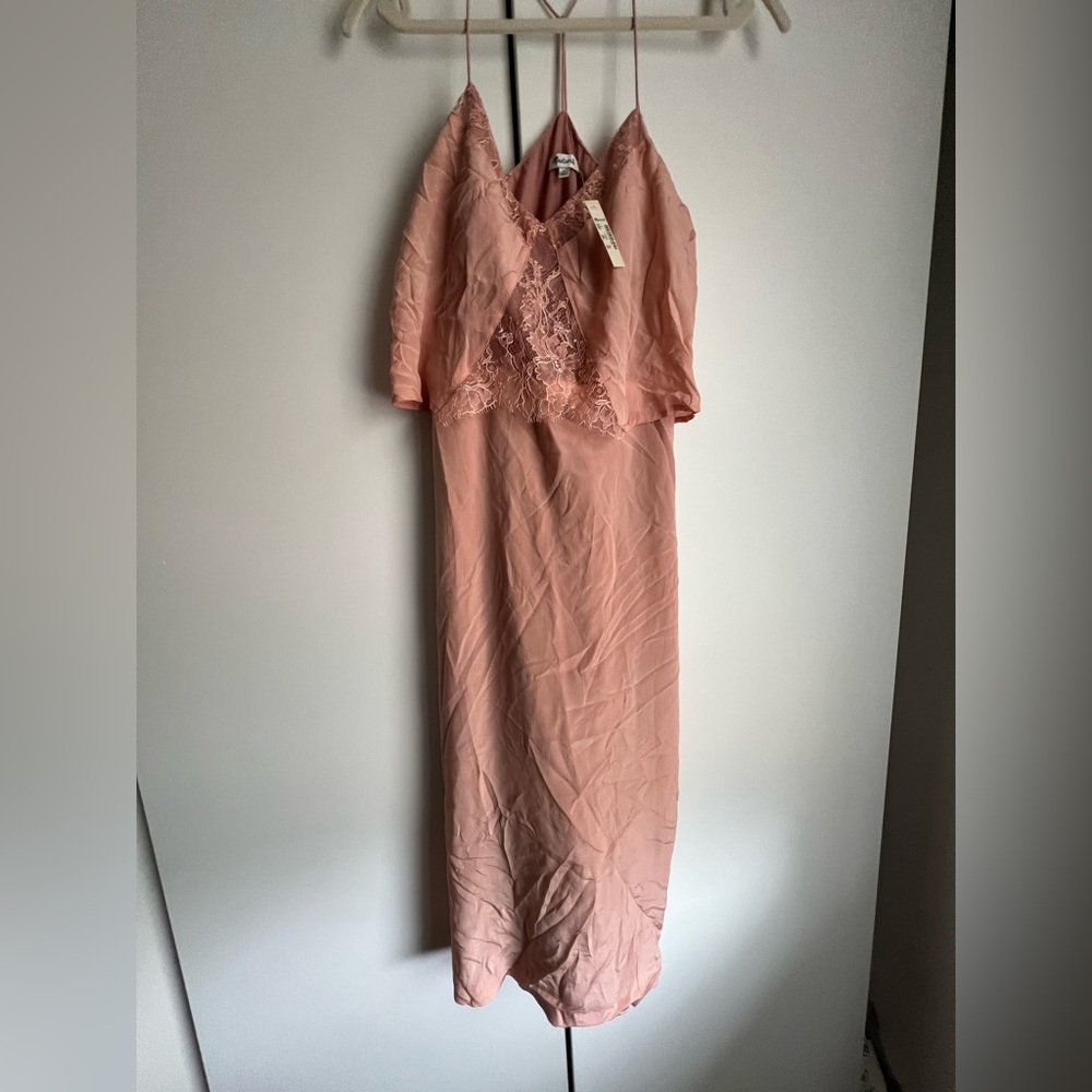 Midi silk dress